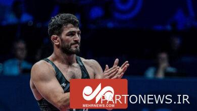 Film/Hasan Yazdani became the finalist and opponent of American David Taylor