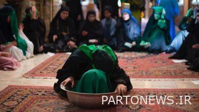 Setting up Ta'zia in the inner tent of "Rahil"