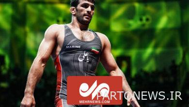 Hasan Yazdani and David Taylor wrestle in the finals of the World Championships in Serbia - Mehr news agency  Iran and world's news