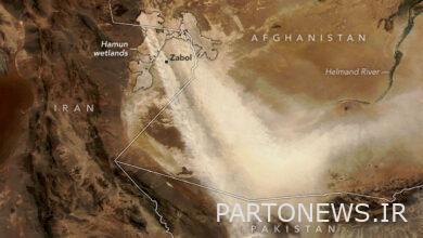 "NASA Earth Observatory" satellite image of Sistan dust storm