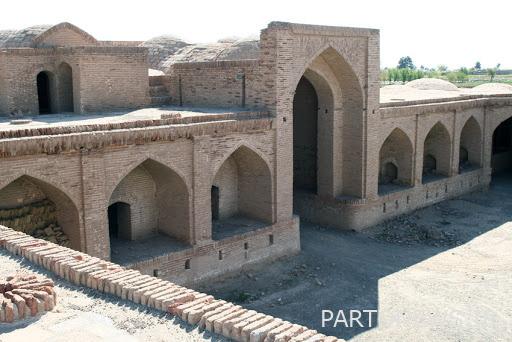 Mozinan Caravanserai, a safe haven after four dangerous houses on the way from Shahrood to Sabzevar/ the crossing point of all the travel writers of the Qajar period