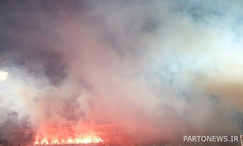 Burning a stadium in Italy