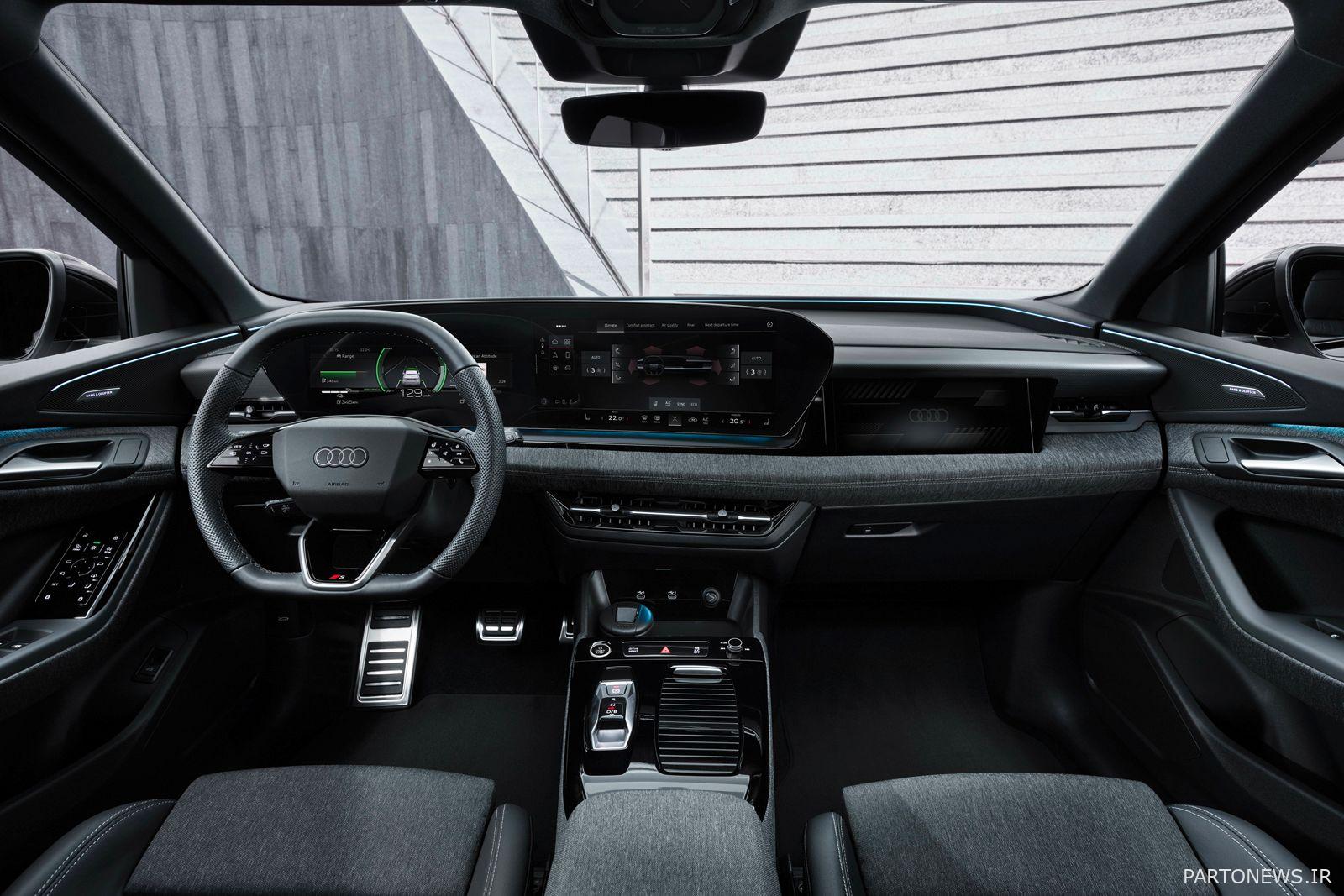 Audi Q6 e-tron داخلی، 2023 (13)