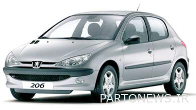 قیمت پژو ۲۰۶ صفر در بازار و کارخانه چند؟ + جدول شهریور ۱۴۰۲