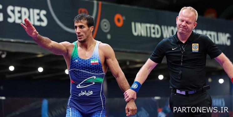 Reflecting the suspension of the Iranian wrestler on the foreign site