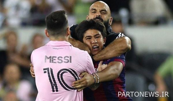movie | The action of the bodyguard in front of a child and Messi's reaction