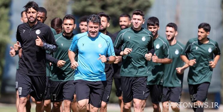 Nekonam students training with the presence of Esteghlal CEO and the absence of 5 players
