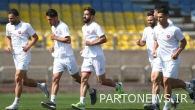 Recovery of the main players in Persepolis training today