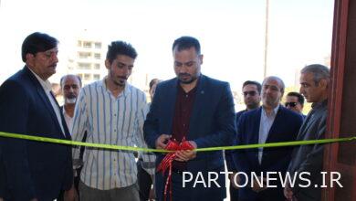 The opening of the turning workshop at the same time as the tourism week in Birjand