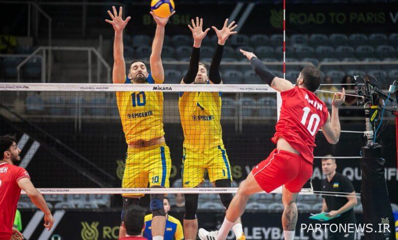 Iran's national volleyball team was defeated by Ukraine/lost in the first game in history - Mehr News Agency |  Iran and world's news