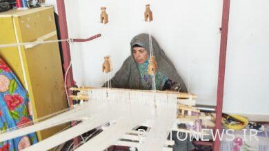 Towel weaving workshops were started in Noghab Sarbisheh village