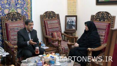 The meeting of the representative of Borujerd people in the parliament with engineer Zarghami