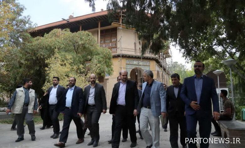 The visit of the vice president to the Safavid government house in Qazvin