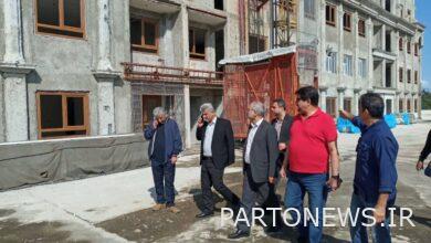 The visit of the consultant of the Minister of Cultural Heritage to the operational process of the five-star hotel in Chabaksar, Gilan