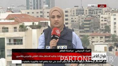 The bold action of the female reporter of Al-Alam in returning to the office of the Mehr news agency  Iran and world's news