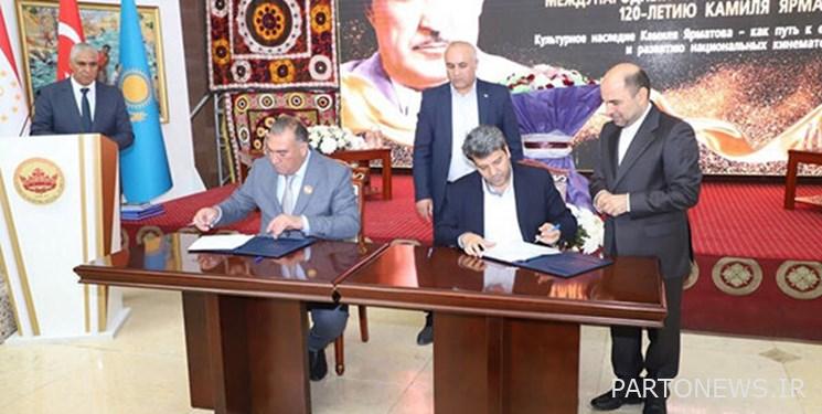 Signing a memorandum of understanding on film cooperation with Tajikistan