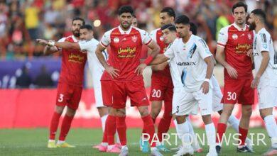 Persepolis' one-half lead against Pikan in the shoot-to-shoot game