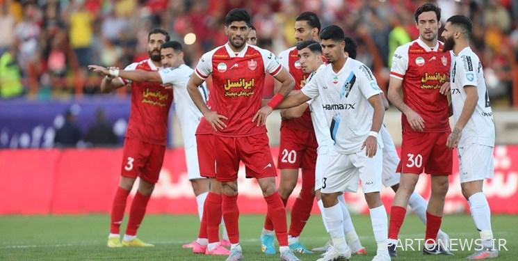 Persepolis' one-half lead against Pikan in the shoot-to-shoot game