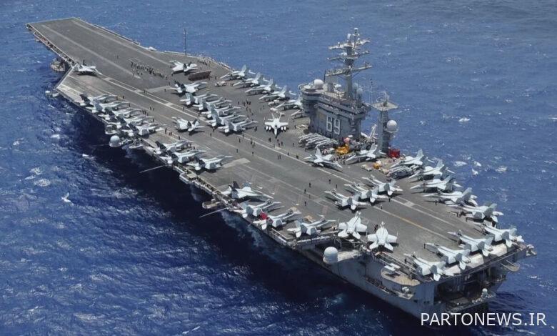 آمریکا برای حمایت از اسرائیل ناو جنگی فرستاد + فیلم