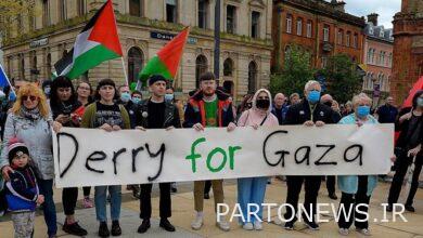 The support of Irish club fans to the oppressed people of Gaza +film