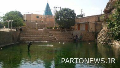 بدأت عملية الترميم الطارئة لإمام زاده نوح نبران ساوه