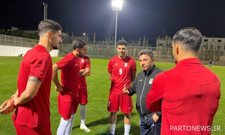 The full army of the Iranian national team trained in Jordan
