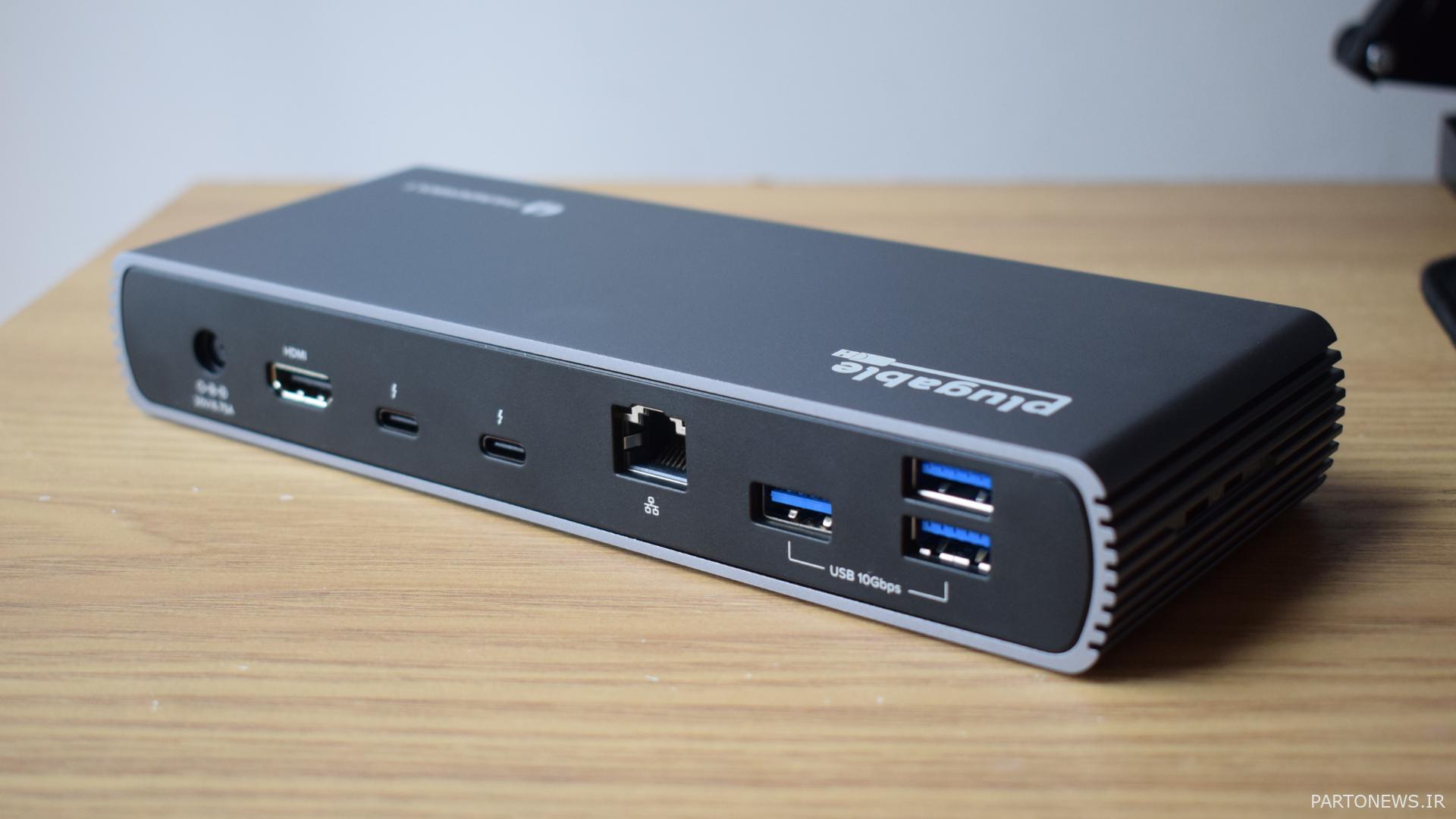 عکس‌های قابل بررسی تاندربولت 4 و ایستگاه اتصال HDMI USB4