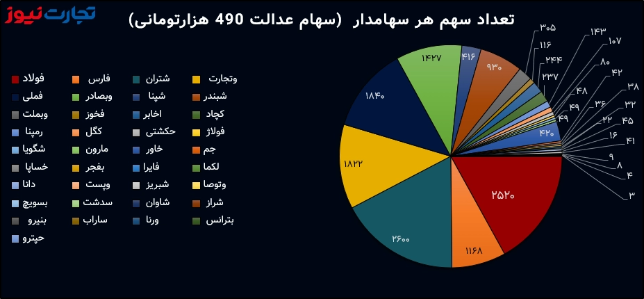 أسهم رأس المال 490