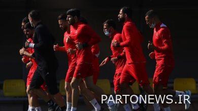 Adding 4 new players to Persepolis training on the day of absence of Amiri and Alishah