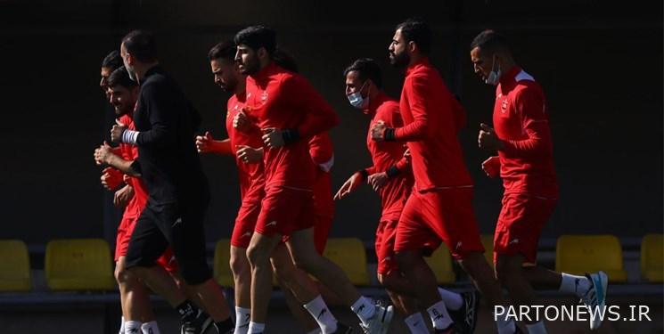 Adding 4 new players to Persepolis training on the day of absence of Amiri and Alishah