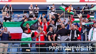 دعم شامل من الجماهير الكويتية لفلسطين في مباراة أستراليا + فيلم