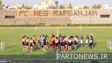 Mes Rafsanjan starts for the game with Foulad without the presence of the head coach