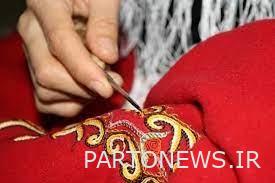 Holding a training course in Rashti embroidery in Rasht prison
