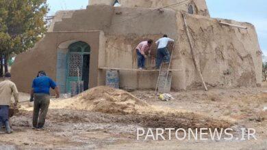بداية ترميم إمام زادغان في قرية فارفان فرحان الوسطى