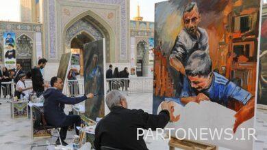 The artists of Imam Rezaei shouted the oppression of the Palestinian people with their works + photos and videos