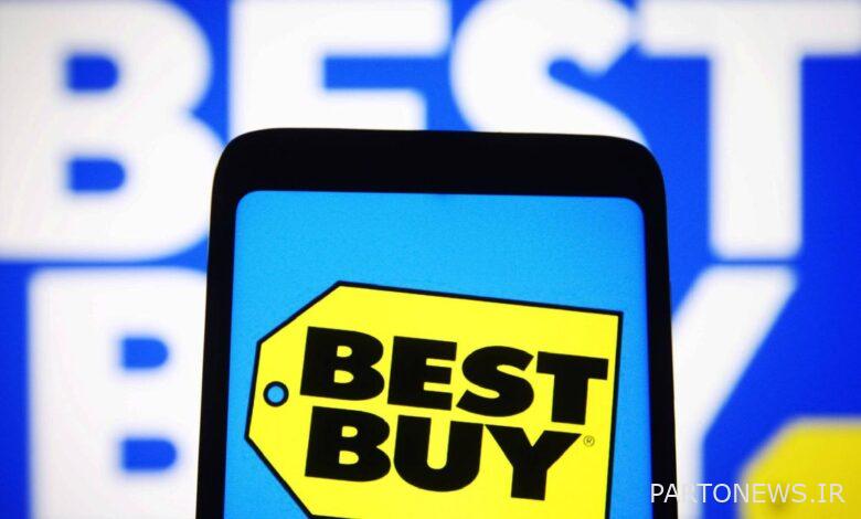 Best Buy logo on a smartphone