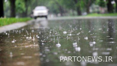 It rains in the eastern and southeastern half of the country