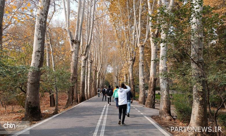 Arya Heritage News Agency - Autumn in Saadabad historical cultural complex