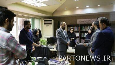The head of the Cultural Heritage and Tourism Research Institute visited the Iran Book Agency