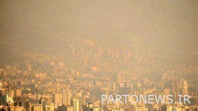 The air in Tehran turned red