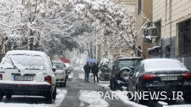 برف و کولاک در راه تهران!