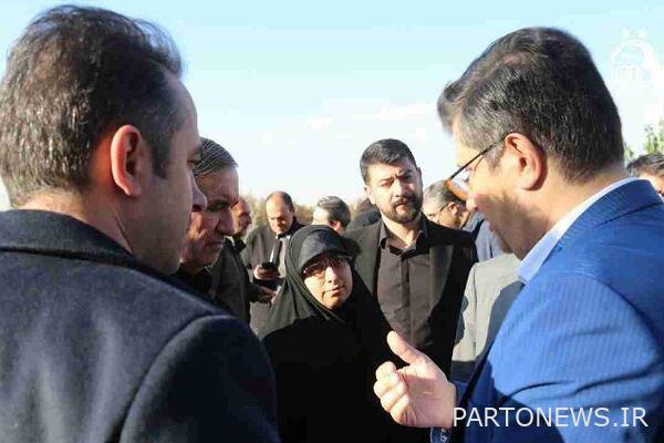 أعضاء مجلس مدينة طهران يزورون مخيم ناصر حجازي