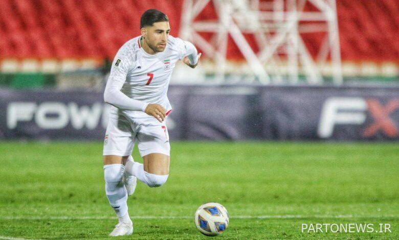 The midfielder of Iran's national football team missed the match against Uzbekistan