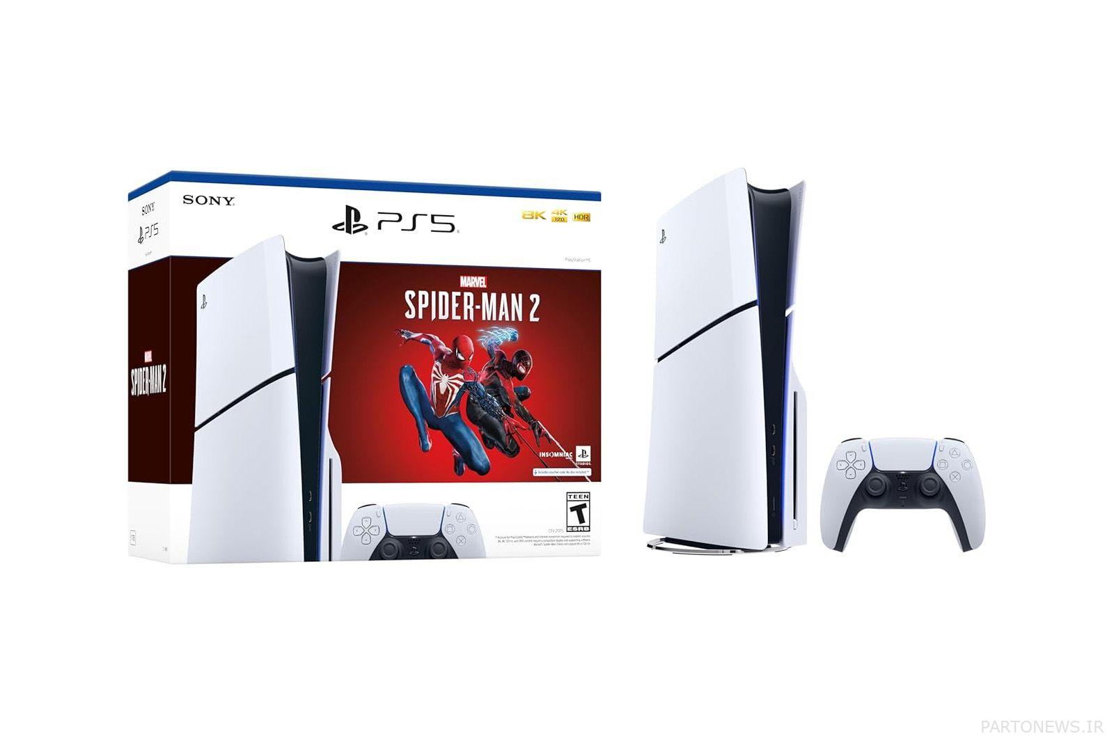 بسته نرم افزاری PS5 Slim Spider-Man 2