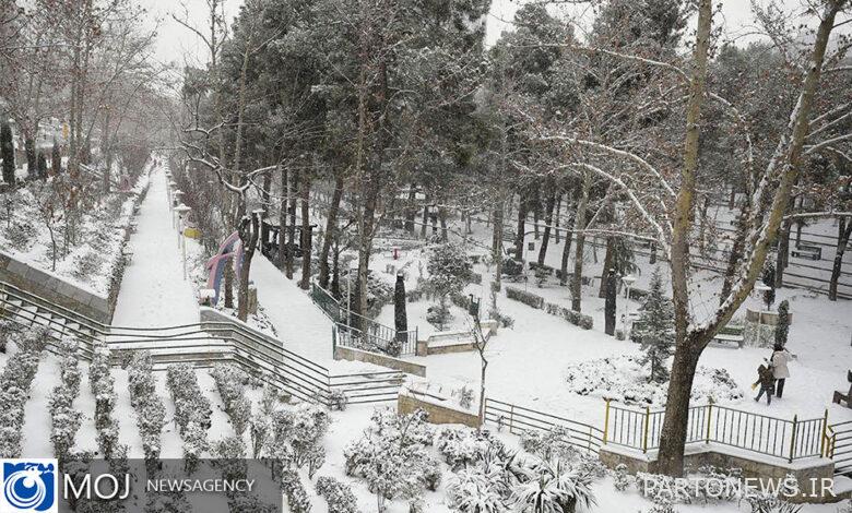 وستهطل الثلوج على طهران مع انخفاض في درجات الحرارة بمقدار 12 درجة