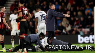 shock to the Premier League;  Stopping a match because of the captain's heart attack!  + movie