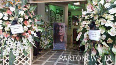 The memorial ceremony of Nasser Tahmasab was held in Tehran