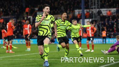 رایس گل دیرهنگام آرسنال را در پیروزی 4-3 مقابل لوتون در لیگ برتر به ثمر رساند |  اخبار فوتبال