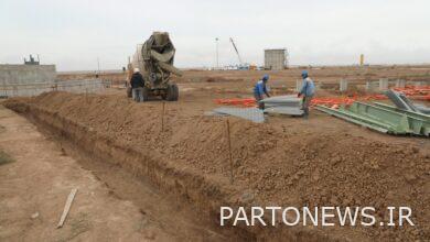 بداية بناء غطاء موقع قره حسنلو نامين الأثري في أردبيل