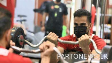 Special training for Persepolis in the gym